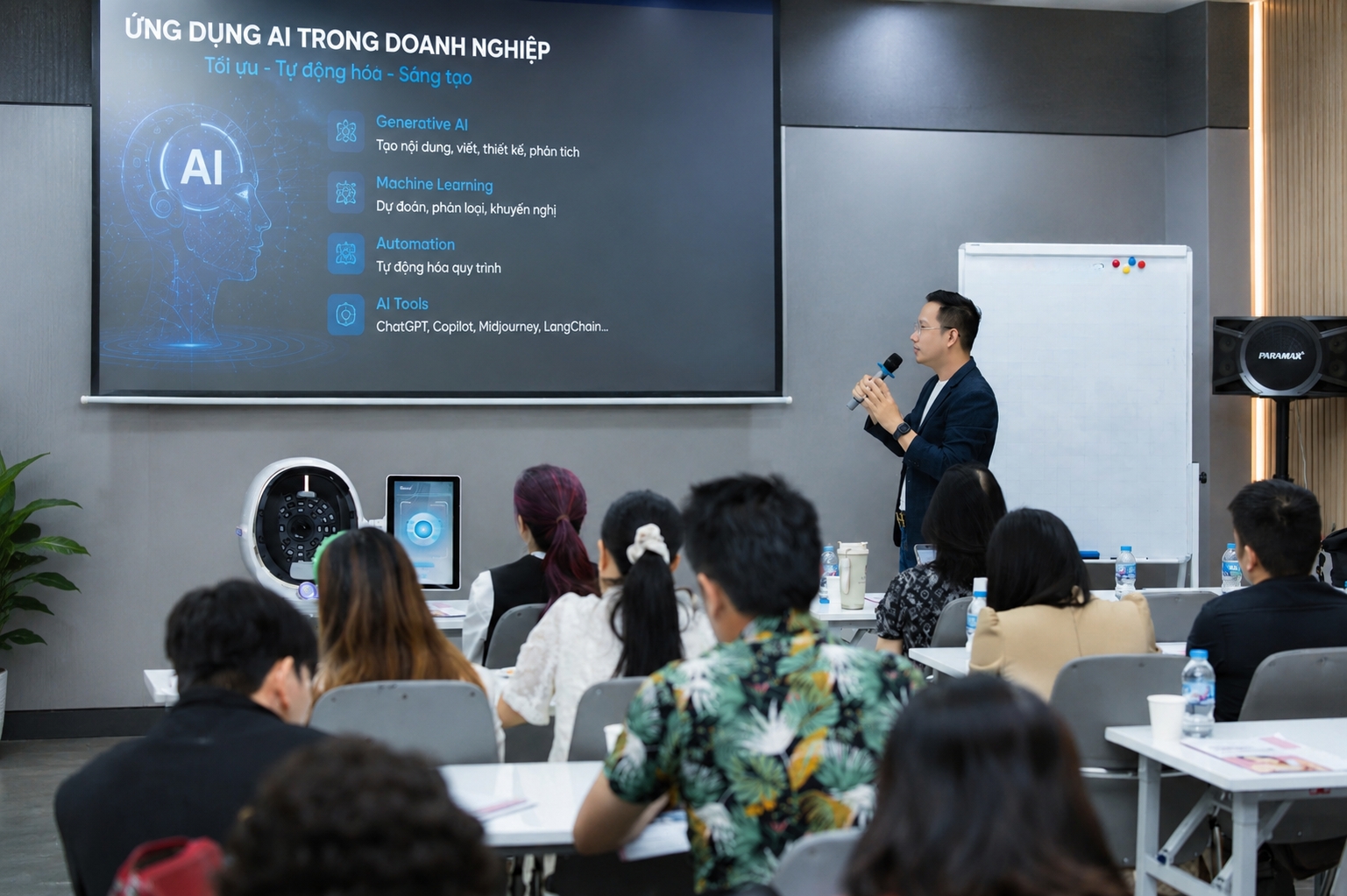 Nguyễn Văn Sự AI tại khóa đào tạo